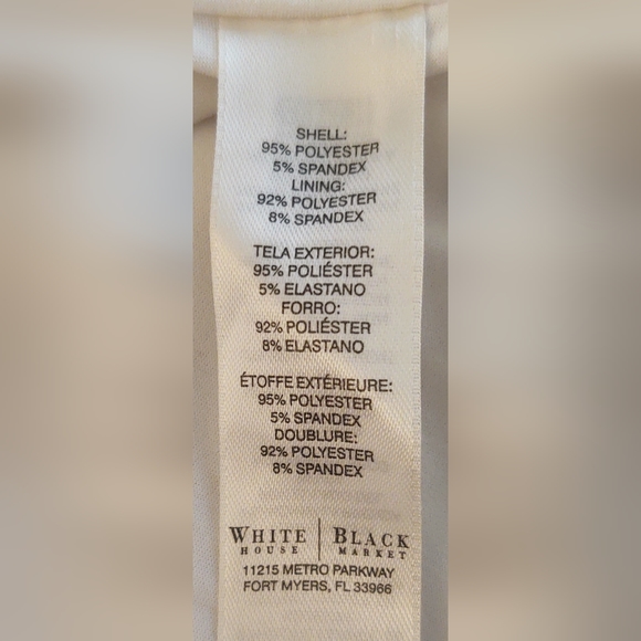 WHBM Embellished Midi Dress White, Silver and Gold - Picture 9 of 11